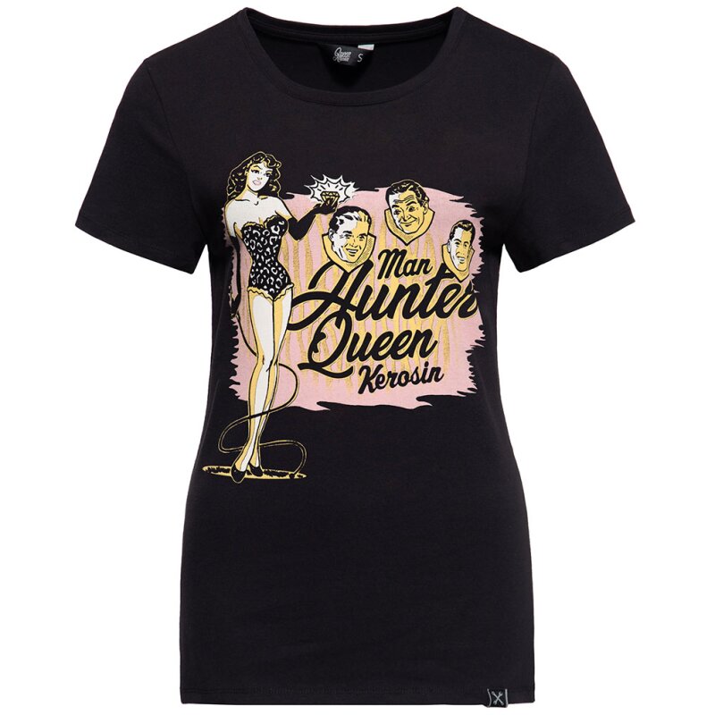 Dámske tričko Queen Kerosin - Man Hunter Black