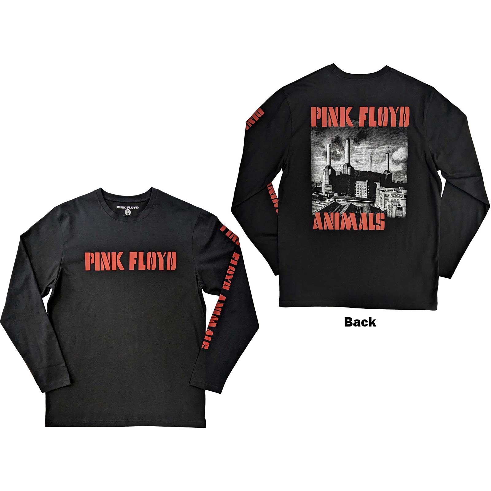 Tričko dlhé rukávy Pink Floyd - Animals B&W