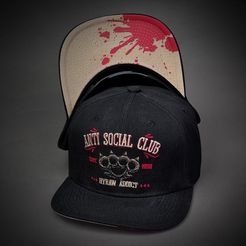 Snapback šiltovka Hyraw - Anti Social Club Flat Brim