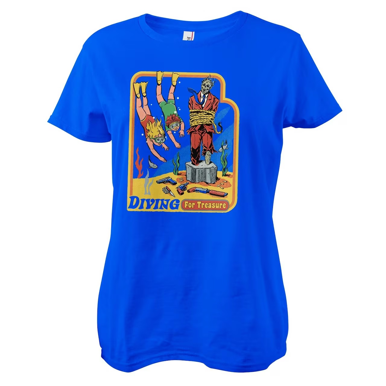 Dámske tričko Steven Rhodes - Diving For Treasure