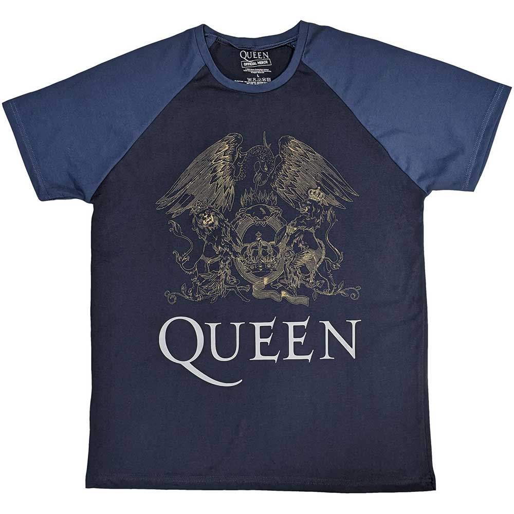 Raglan tričko Queen - Crest