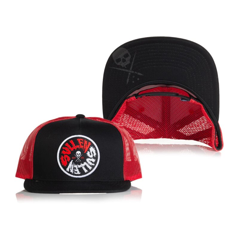 Trucker šiltovka Sullen - Spun Out Red/black