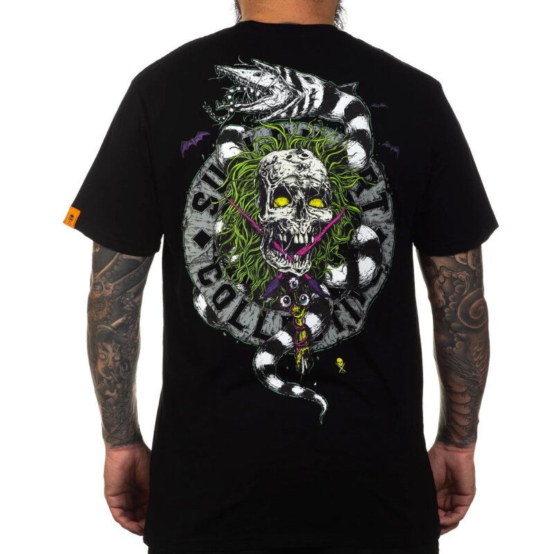 Pánske tričko Sullen - Beetle Badge Jet Black