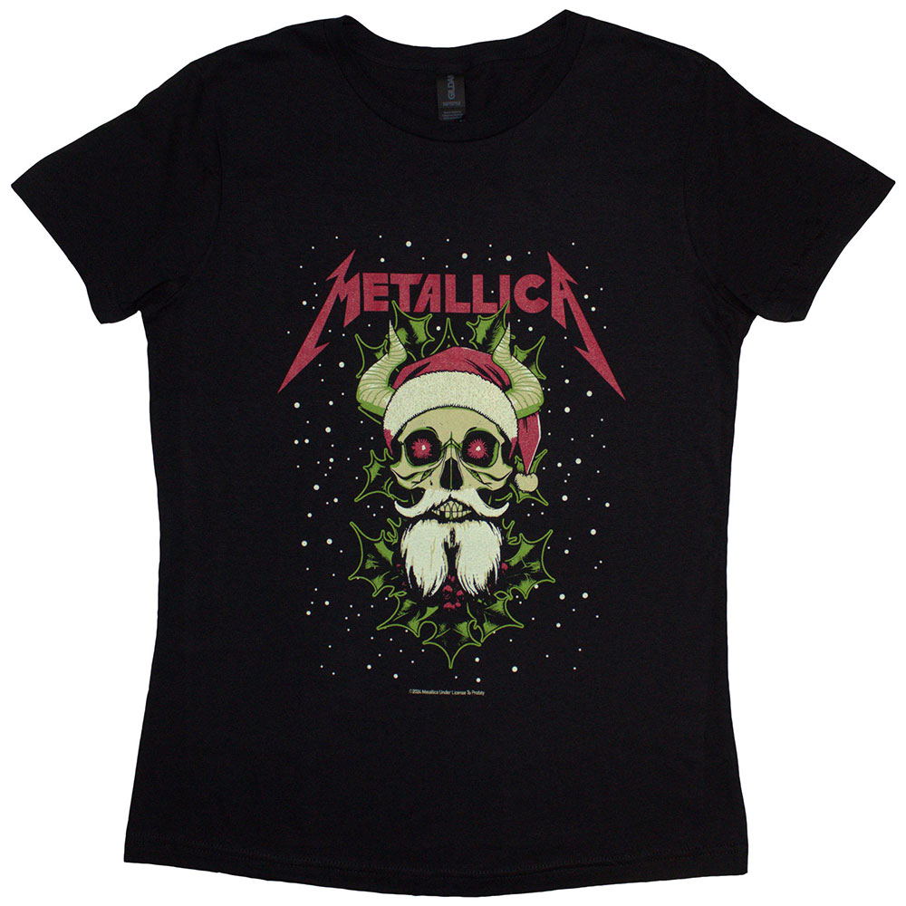 Dámske tričko Metallica - Santa Horns