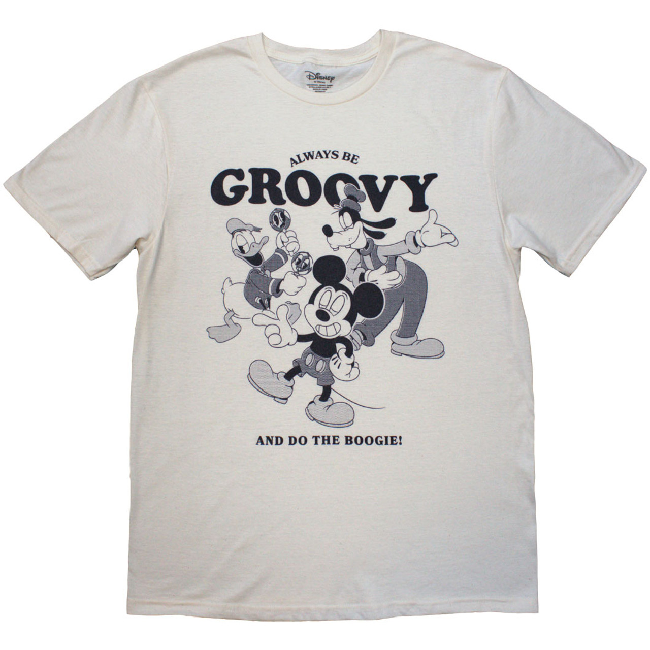 Tričko Disney - Mickey Mouse Always Be Groovy (Natural)