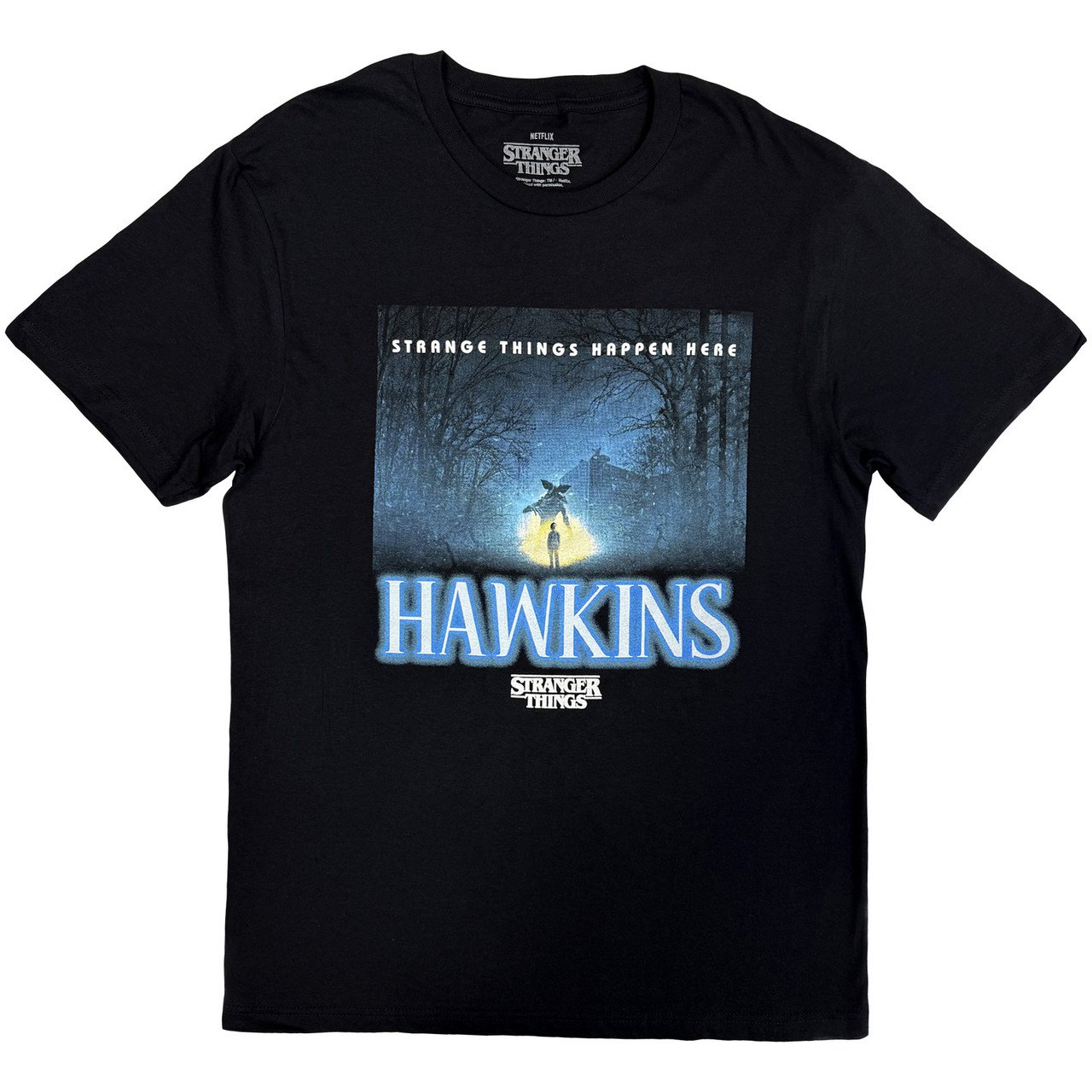 Tričko Stranger Things - Happen Here (Black)
