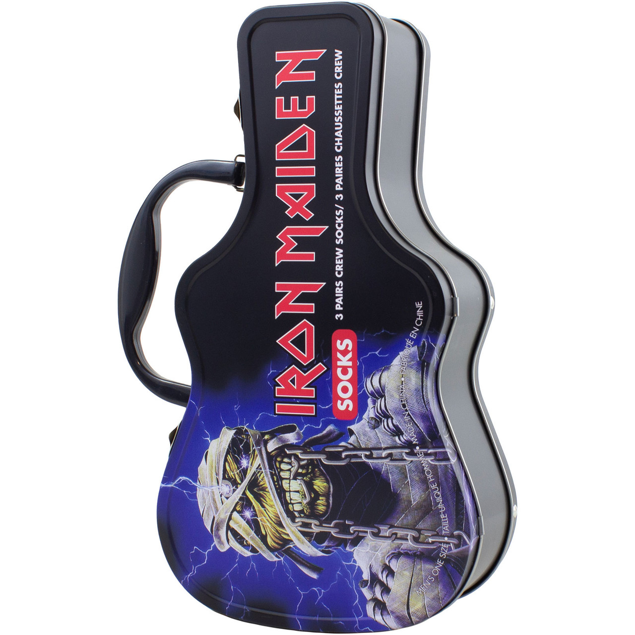 Ponožky Iron Maiden – Logos darčekové balenie gitara (Multicolour)