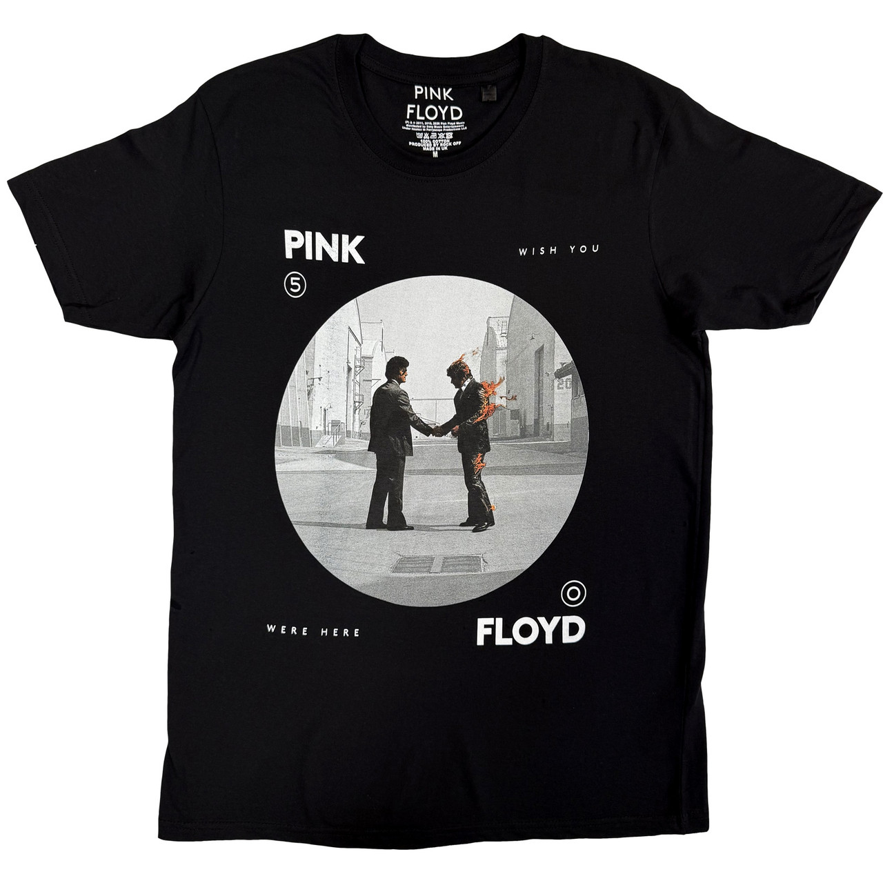 Tričko Pink Floyd - Man on Fire (Black)