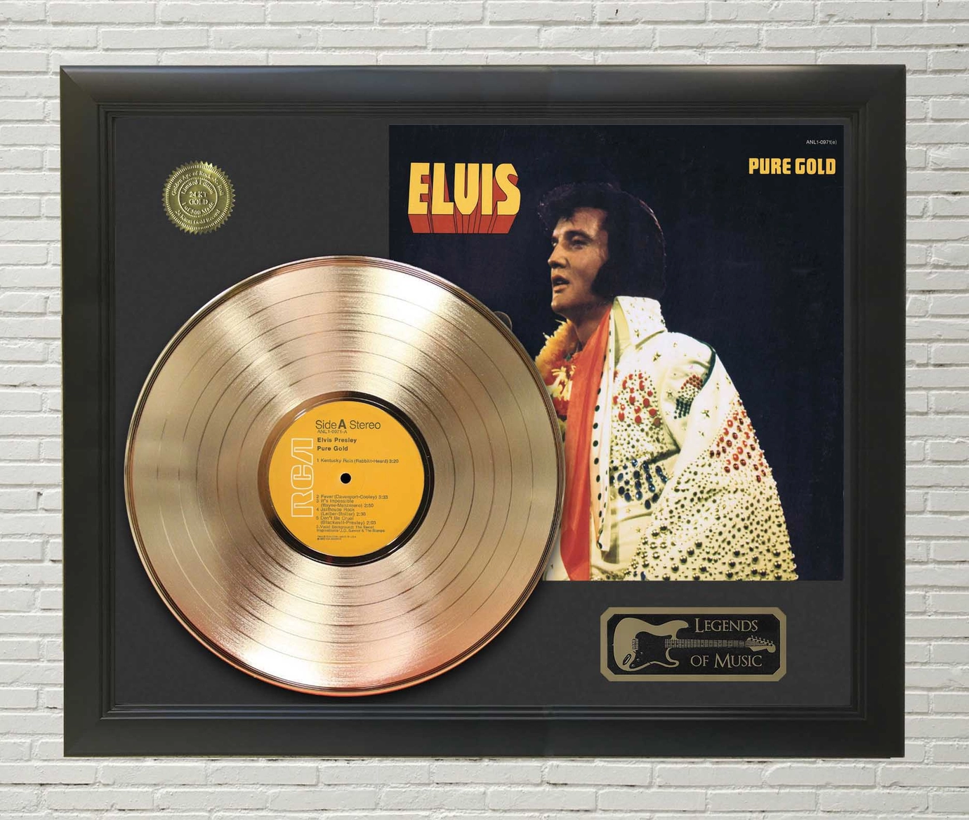 Exkluzívny zberateľský rám Elvis Presley - Pure Gold