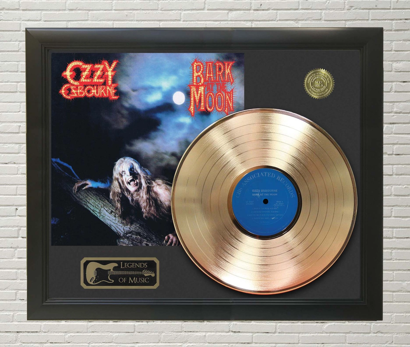 Exkluzívny zberateľský rám Ozzy Osbourne – Bark At The Moon