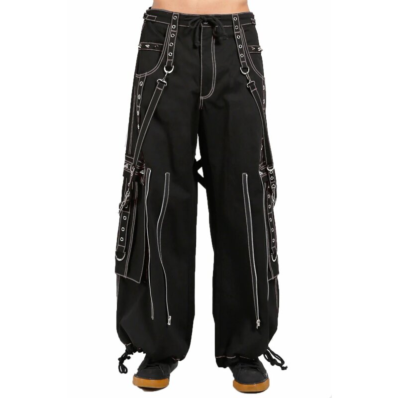 Nohavice Tripp NYC - Back Up Skull Black