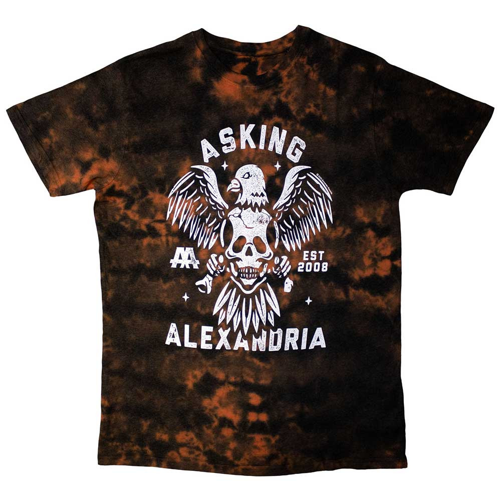 Tričko Asking Alexandria – Eagle Skull (Red) (Wash Collection)