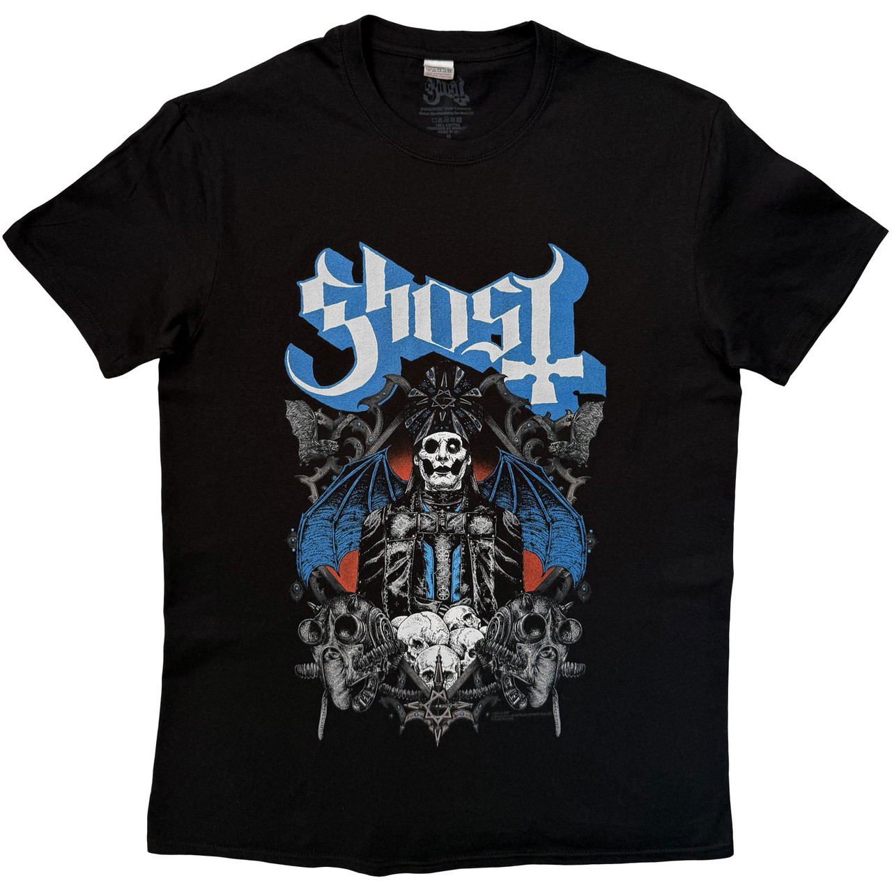 Tričko Ghost - Ghouls & Skulls (Black)
