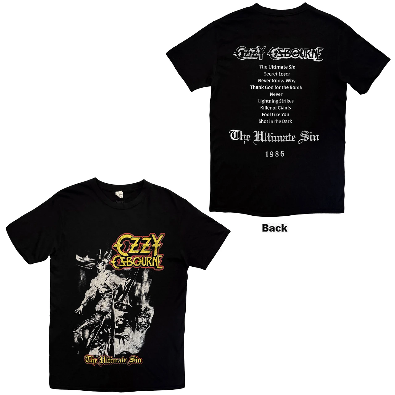 Tričko Ozzy Osbourne – Ultimate Sin Tribute