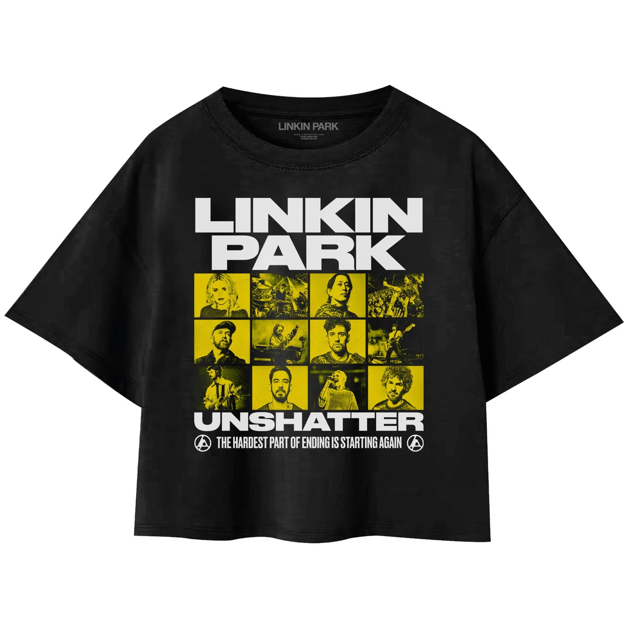 Dámsky Crop Top Linkin Park - Unshatter