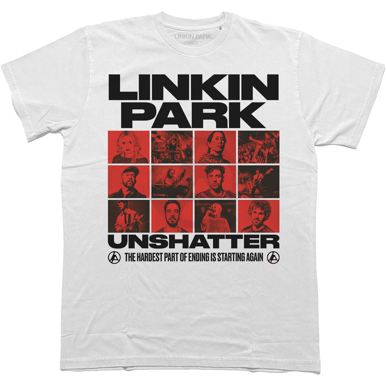 Tričko Linkin Park – Unshatter Box Photos (White)