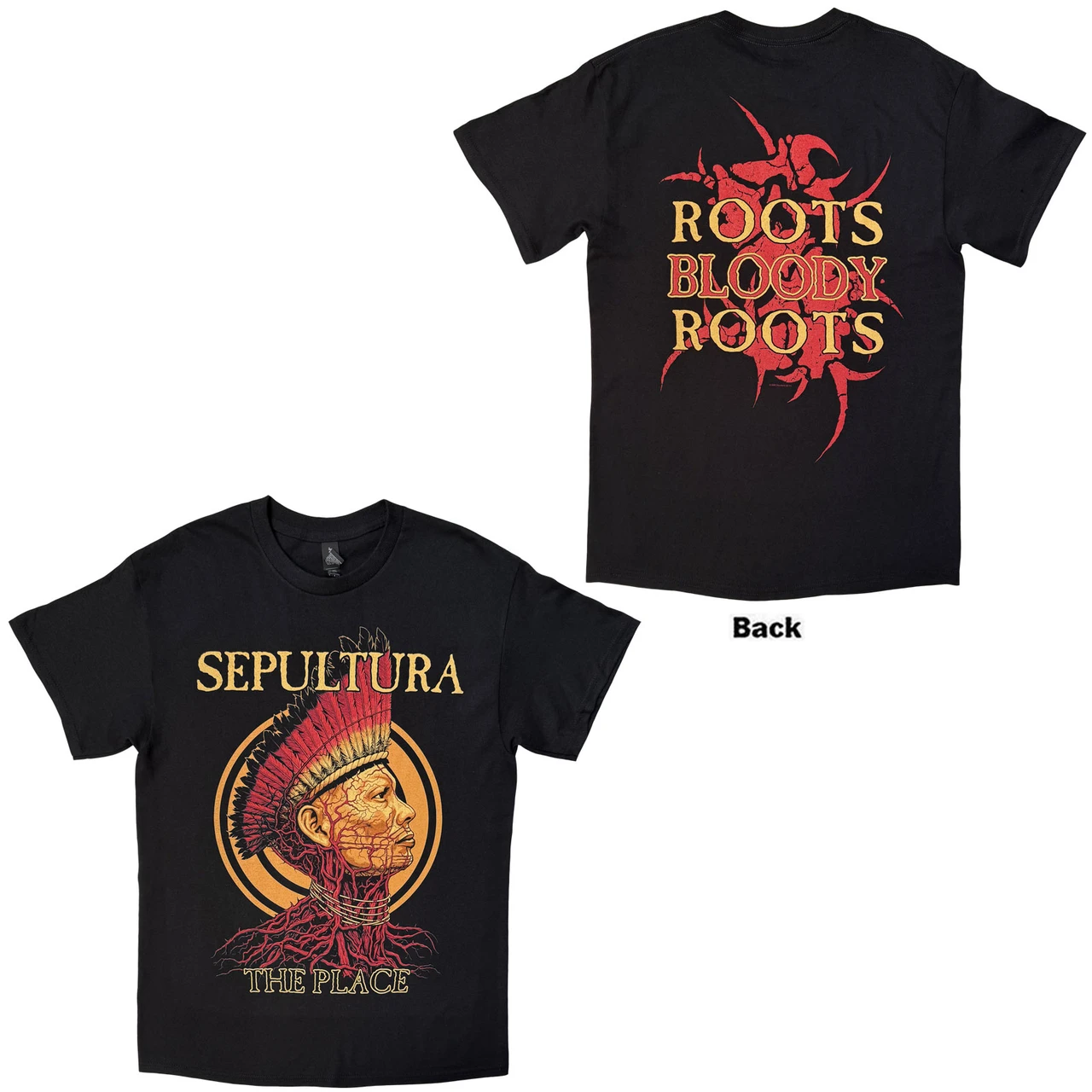 Tričko Sepultura - The Place (Black) (Back Print)