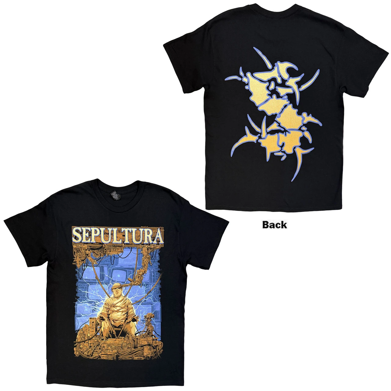 Tričko Sepultura - Chaos AD (Black) (Back Print)