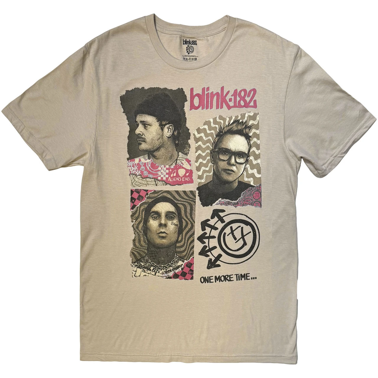 Tričko Blink-182 – One More Time Band (Sand)