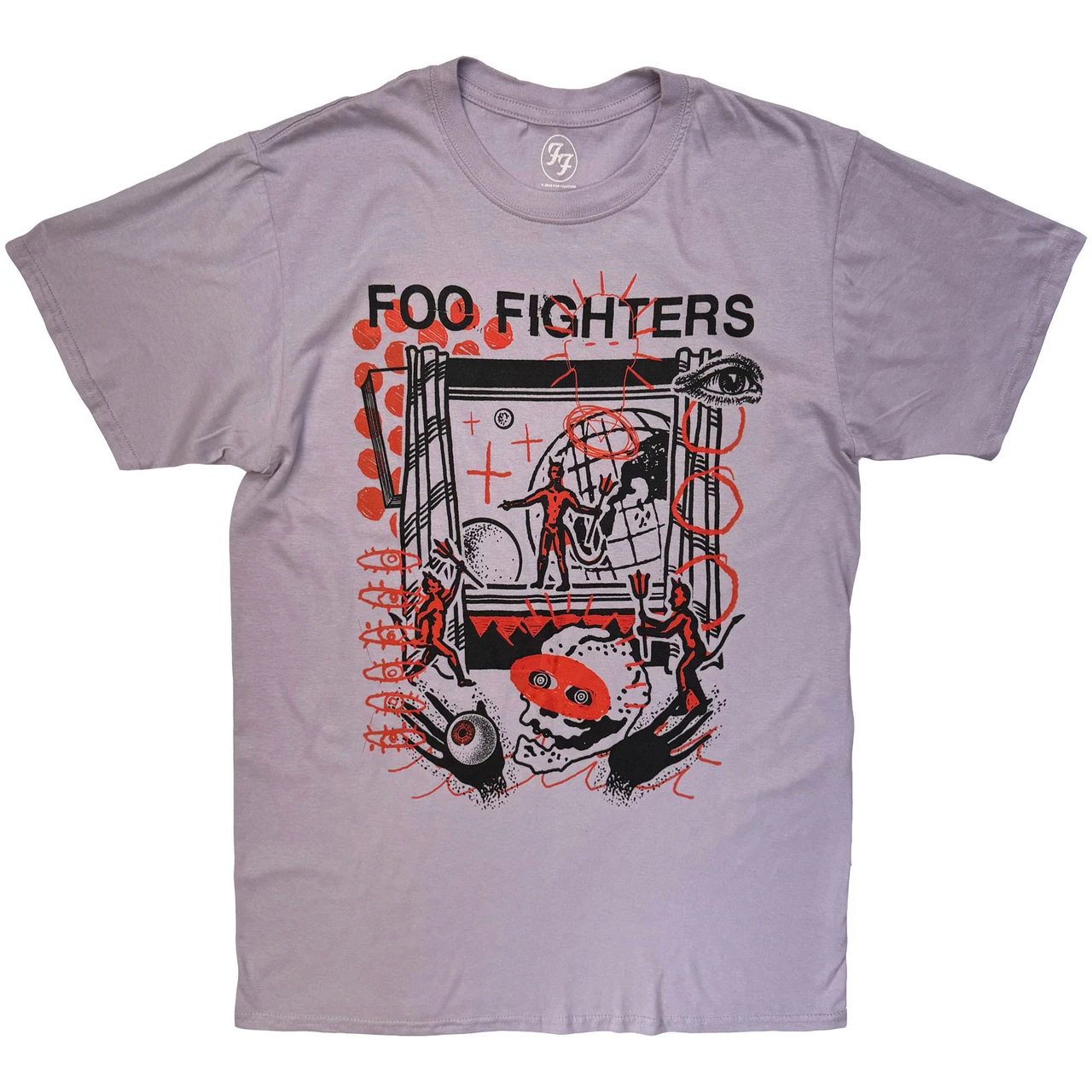 Tričko Foo Fighters - Devil In The Window (Purple)