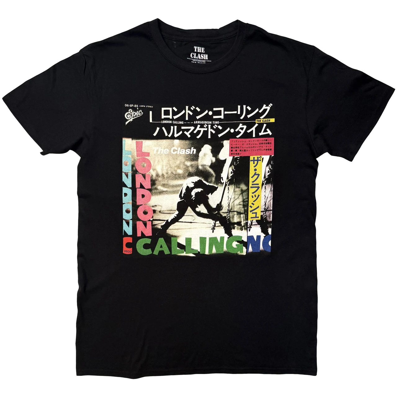 Tričko The Clash - London Calling Japan (Black)