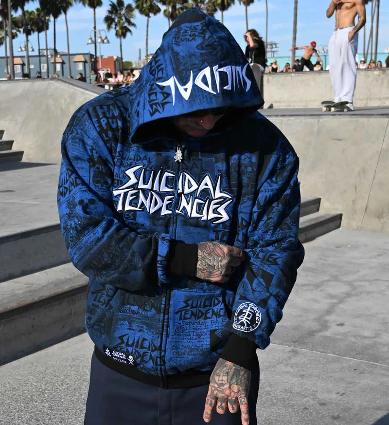 Mikina Sullen Clothing x Suicidal Tendencies – ST Posted Blue