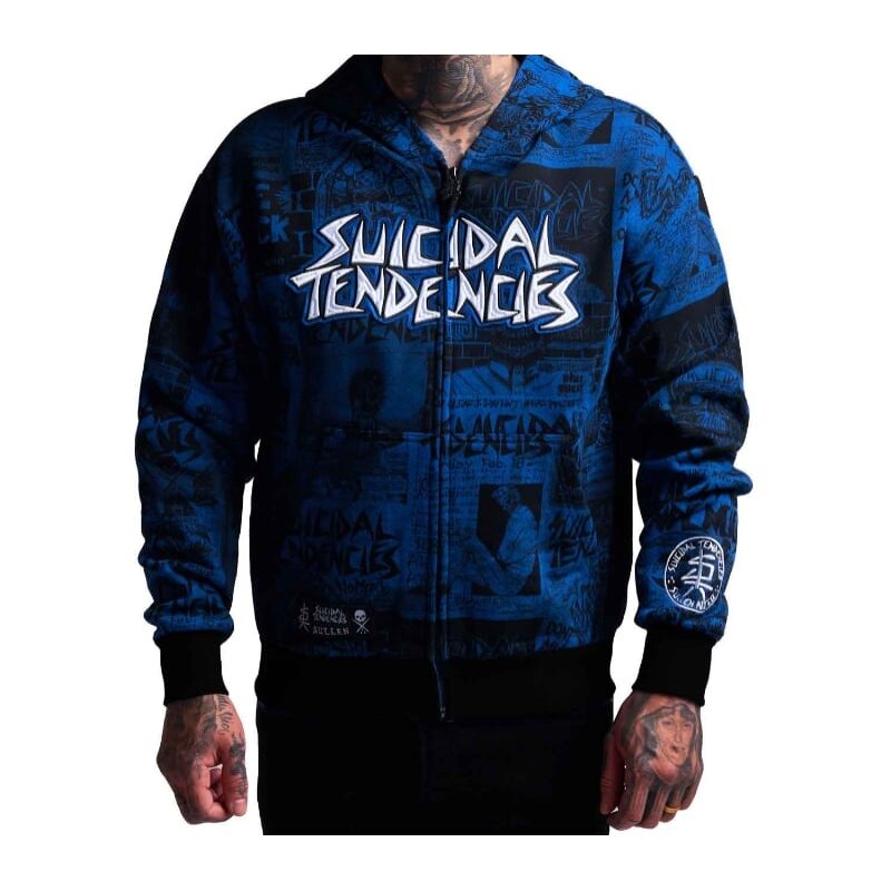 Mikina Sullen Clothing x Suicidal Tendencies – ST Posted Blue