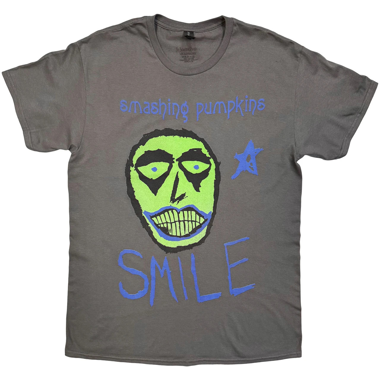 Tričko The Smashing Pumpkins - Smile (Charcoal Grey)