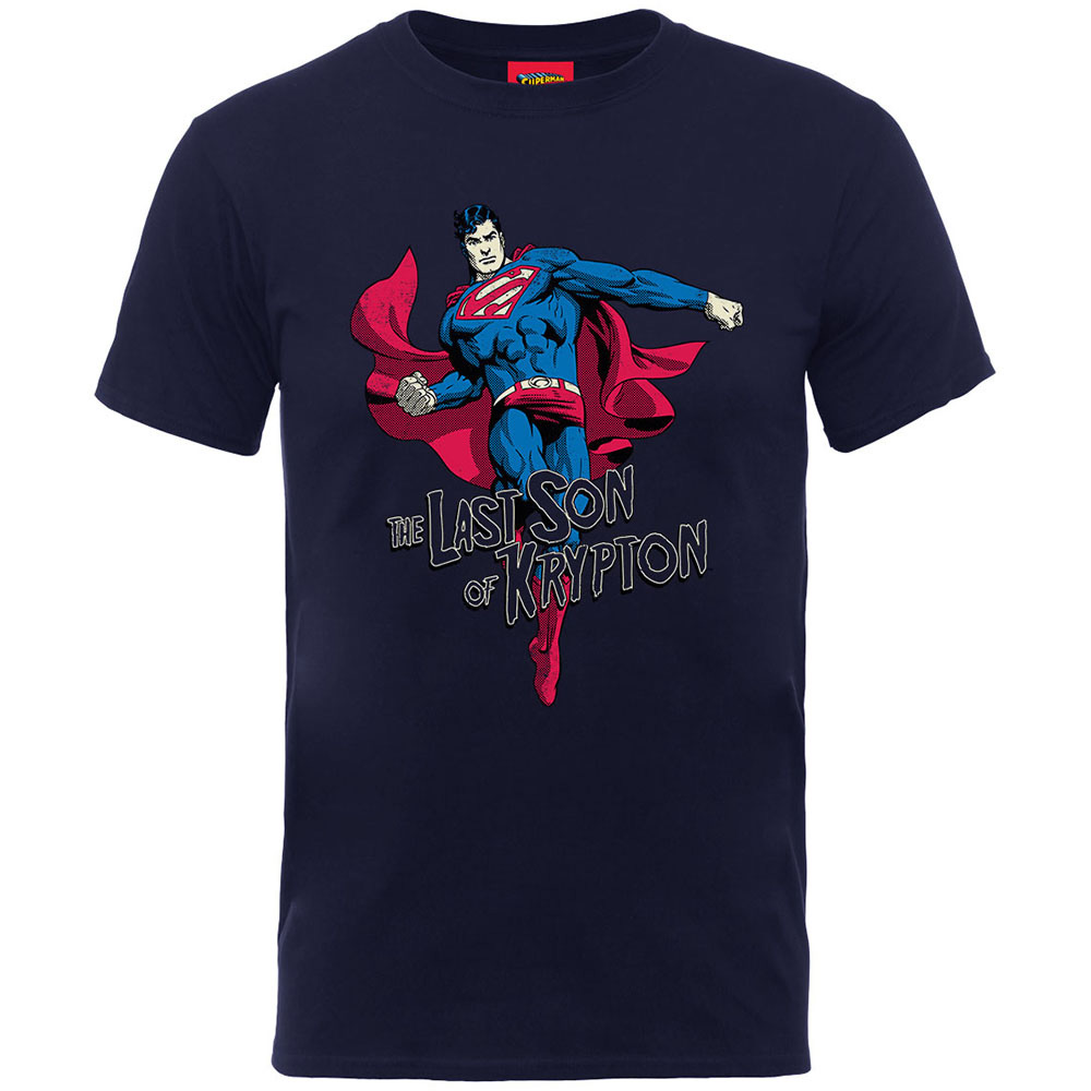 Detské tričko Superman - Son of Krypton, navy blue
