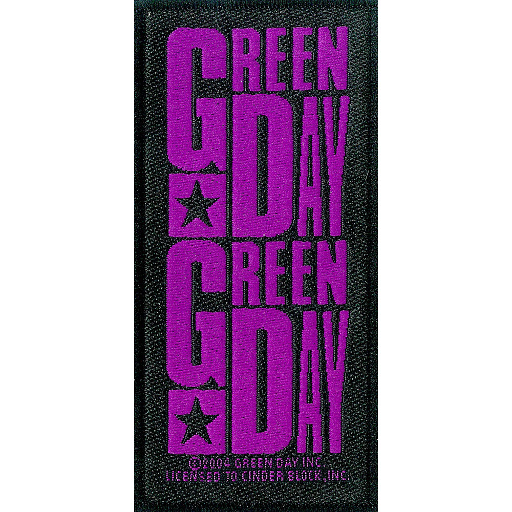 Malá nášivka - Green Day - Purple Logo