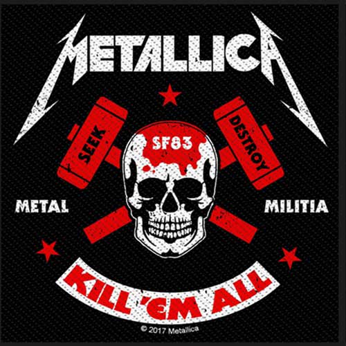 Malá nášivka - Metallica - Metal Militia