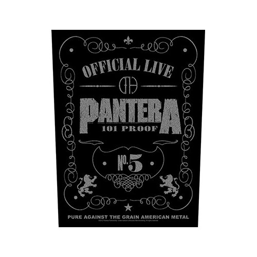Veľká nášivka - Pantera - 101 Proof