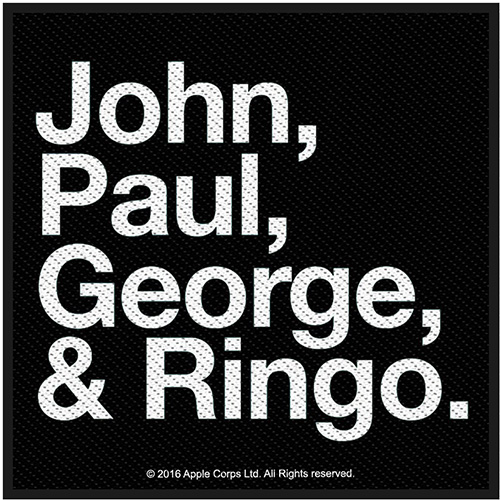 Malá nášivka - The Beatles - Jon, Paul, George & Ringo