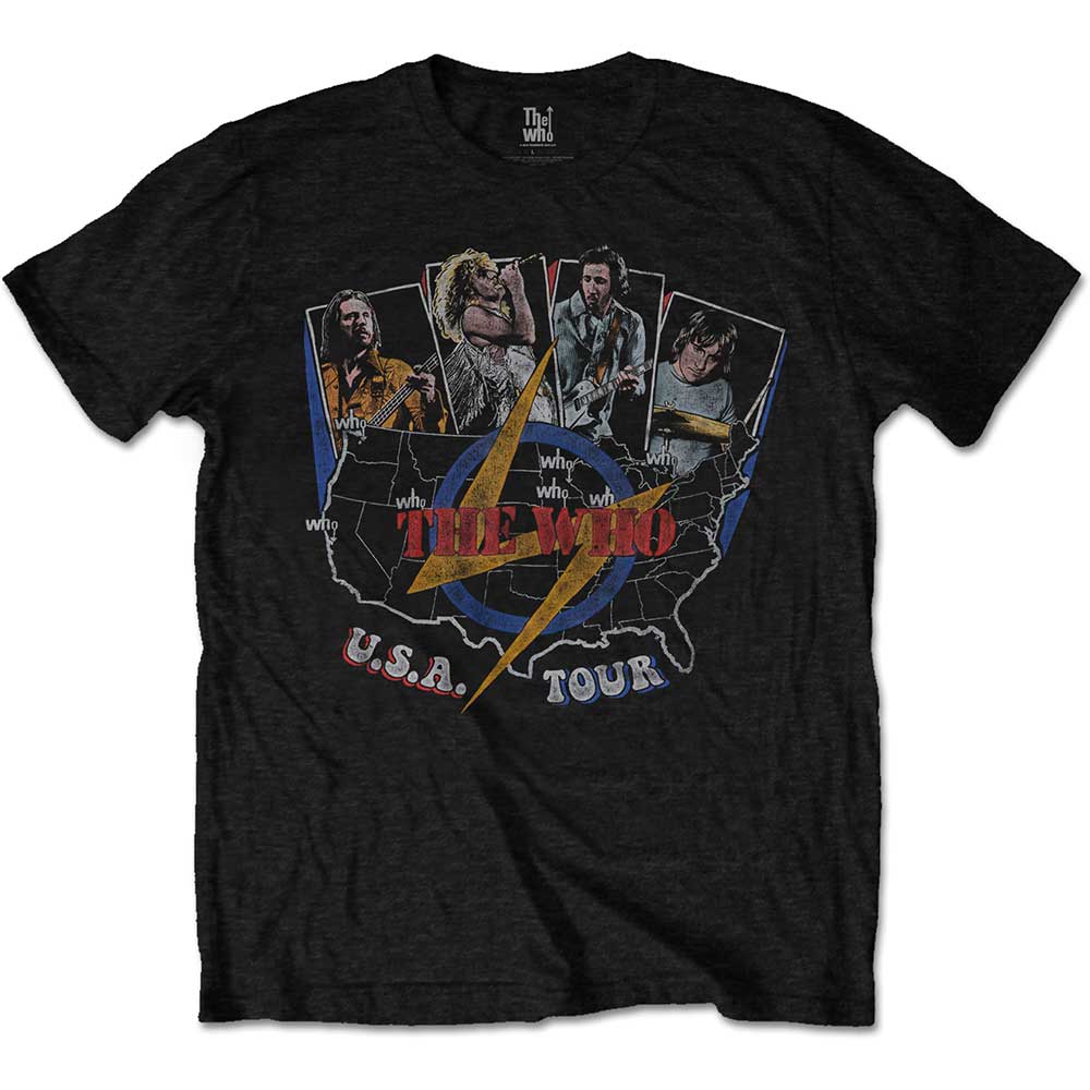 Tričko The Who - USA Tour Vintage