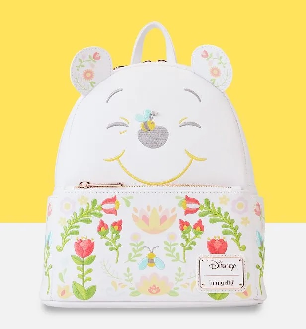 Mini batoh Loungefly - Disney - Winnie the Pooh - Folk Floral