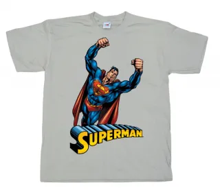 Detské tričko Superman - Flying (Khaki)