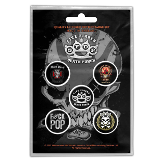 Set odznakov - Five Finger Death Punch - Logos