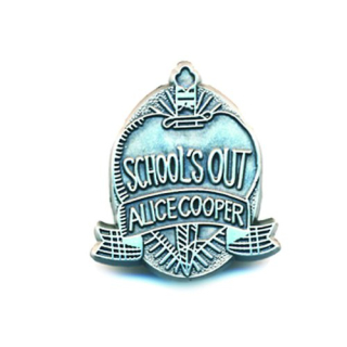 Kovový odznak Alice Cooper - School's Out