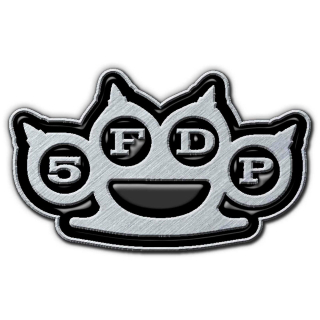 Kovový odznak Five Finger Death Punch - Knuckles