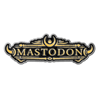Kovový odznak Mastodon - Logo