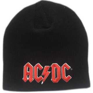 Zimná čiapka AC/DC - Red 3D Logo