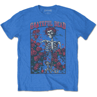 Tričko Grateful Dead - Bertha & Logo blue