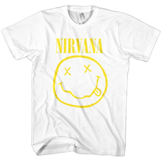 Tričko Nirvana - Yellow Happy Face