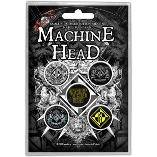 Set Odznakov - Machine Head - Crest