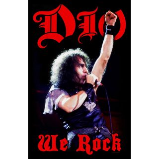 Textilný plagát Dio - We Rock