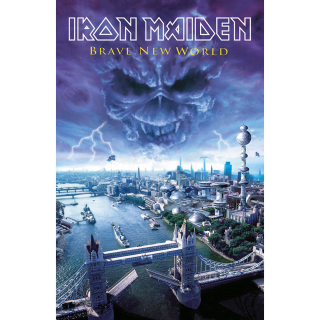 Textilný plagát Iron Maiden - Brave New World