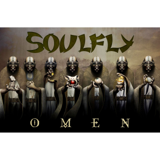 Textilný plagát Soulfly - Omen