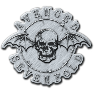 Kovový odznak Avenged Sevenfold - Death Bat