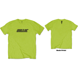 Tričko Billie Eilish - Racer Logo & Blohsh (zelené)