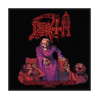 Malá nášivka Death - Scream Bloody Gore